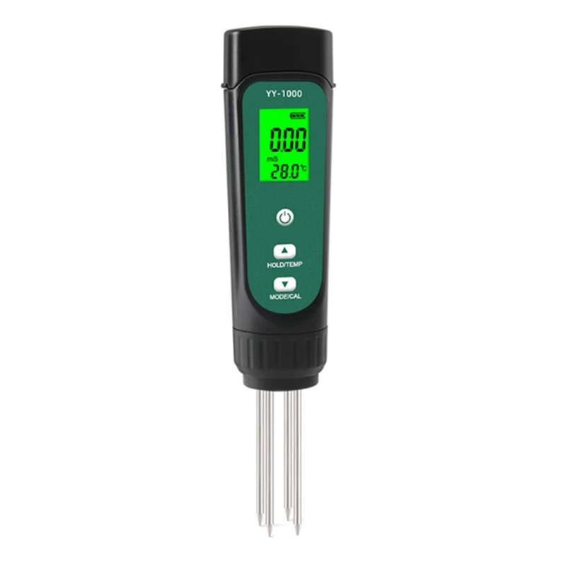 

YY-1000 Soil EC Digital Plant Water Meter Plant Moisture Conductivity Tester Garden Laboratory Household Measuring Tool