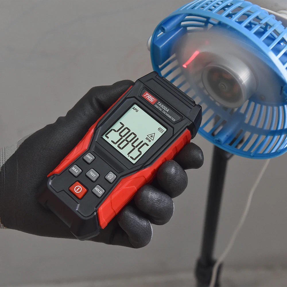 Цифровой Тахометр TASI Бесконтактный Лазерный Фототаптометр Высокоточный Тестер