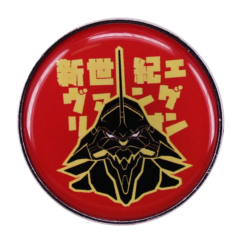 Аниме Евангелион заколки Asuka и Ayanami Рей значок классный Mecha EVA-01 Pin лацкан Kawaii
