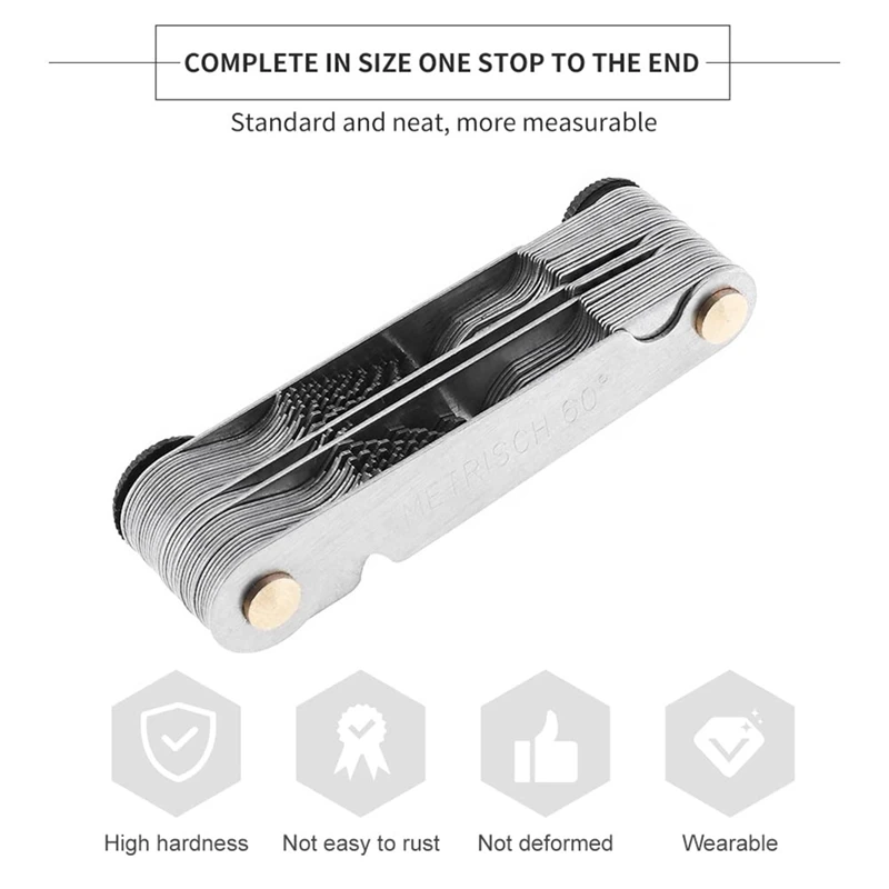 Метрический винтовой манометр US SAE + набор инструментов метрического манометра 60