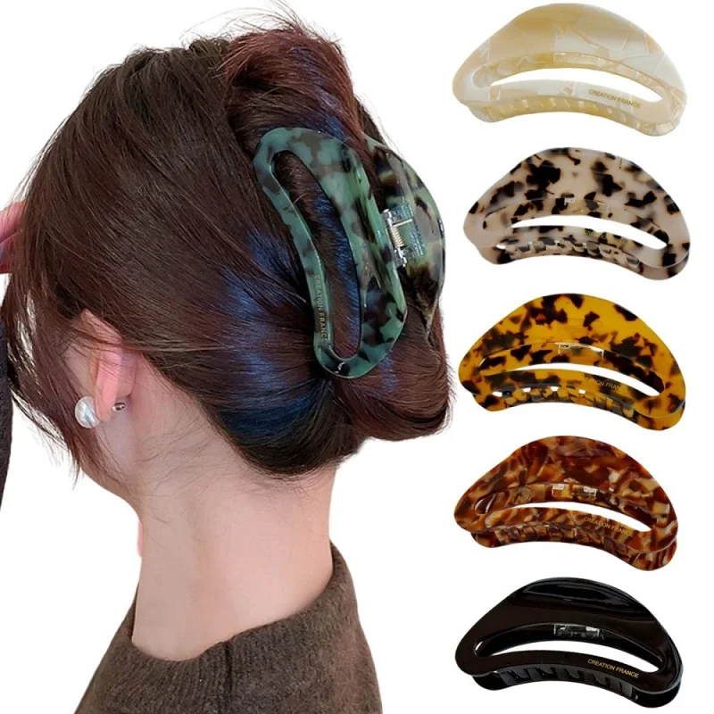 Большая Заколка-банан для волос зажимы женская заколка-Пряжка заколки женщин