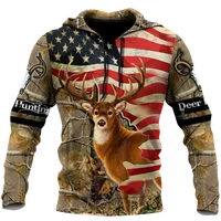 new maple leaf camouflage 3d hoodie mens womens outdoor deer pattern camping hunting unisex hooded jacket topzipper 19