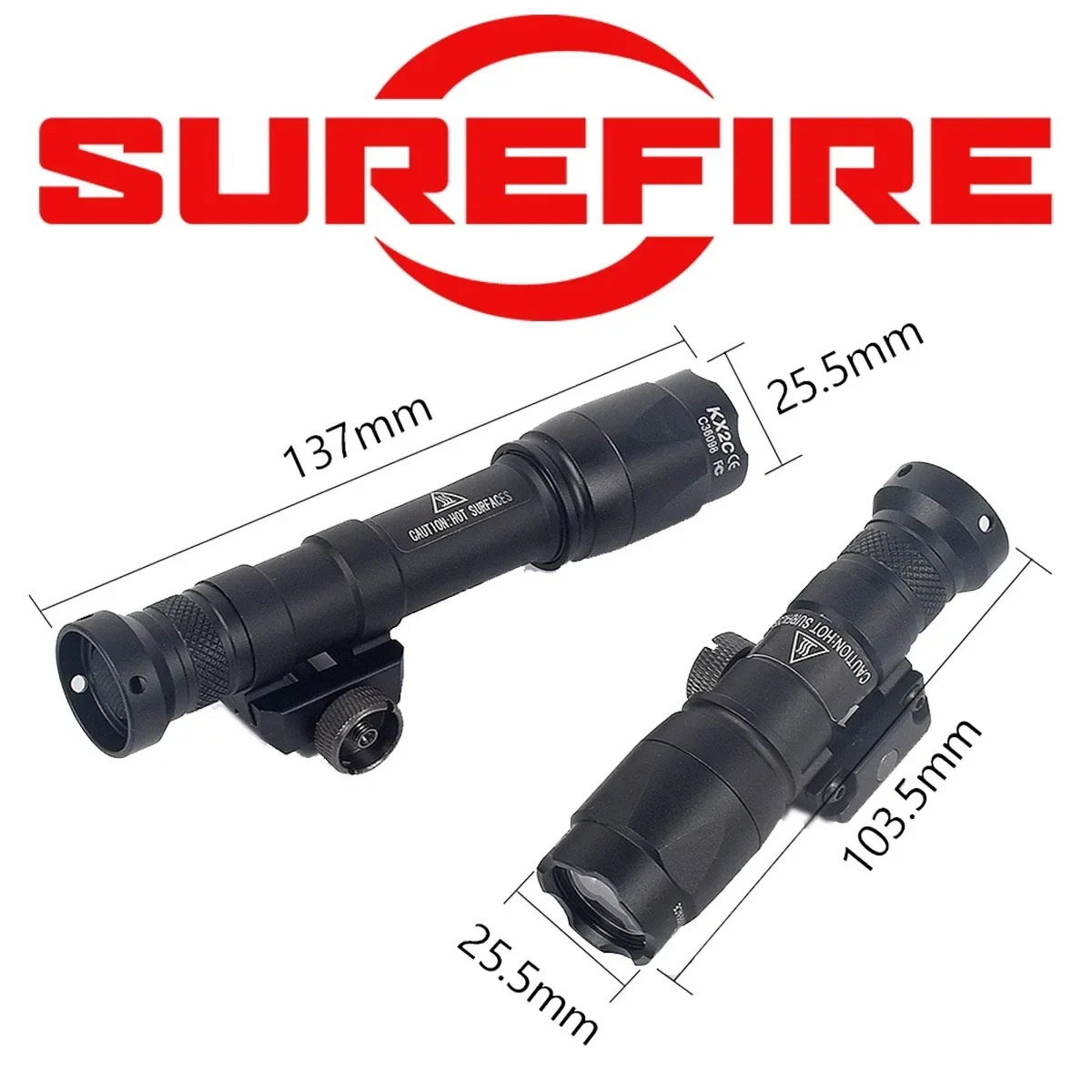 Тактический SureFire LOGO M600C M600 M600V M300 M300V Scout Light Страйкбольный фонарик для оружия