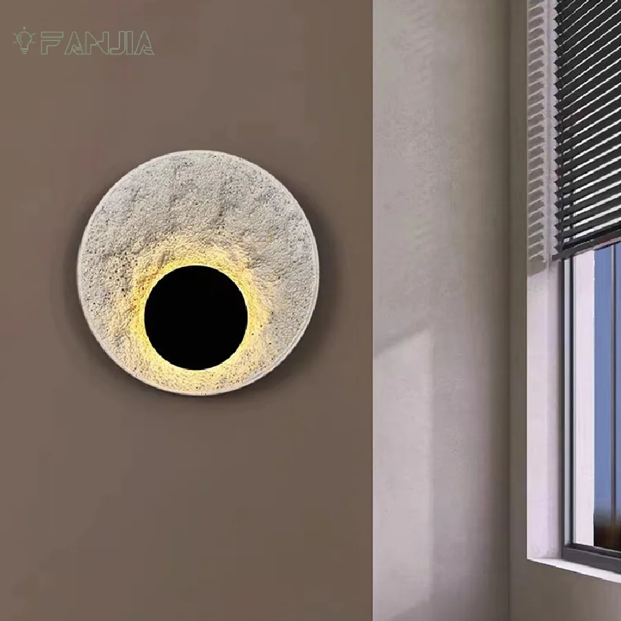 

Скандинавская светодиодсветодиодный полимерная настенная лампа, Современное украшение для гостиной, кабинета, спальни, прикроватный свет...