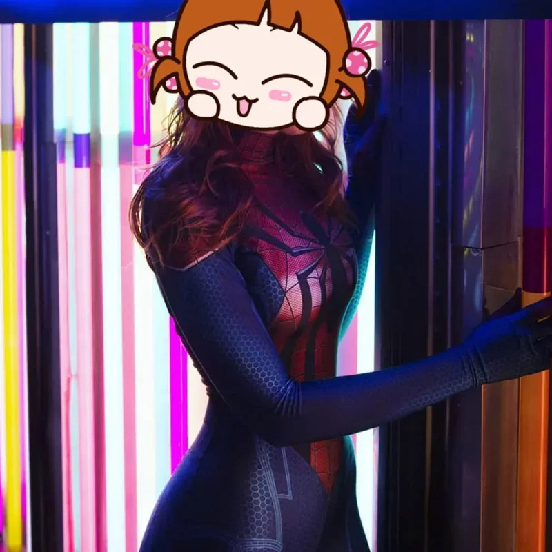 Хэллоуин для женщин и девочек костюм косплея зентай боди взрослых детей вечерние