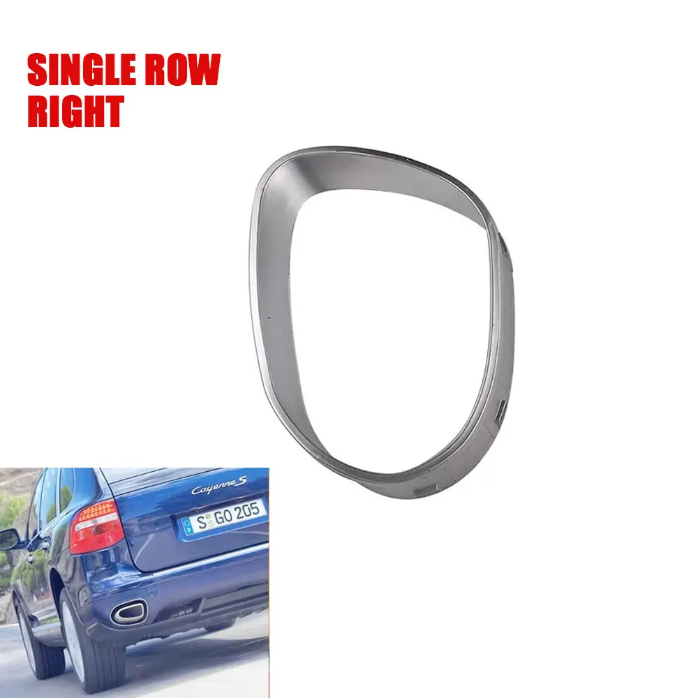 

Для Porsche Cayenne 2008-2010 Авто задняя выхлопная труба, рамка, крышка, хромированная декоративная крышка для хвостовой горлышки, защитная крышка капота, гарнир
