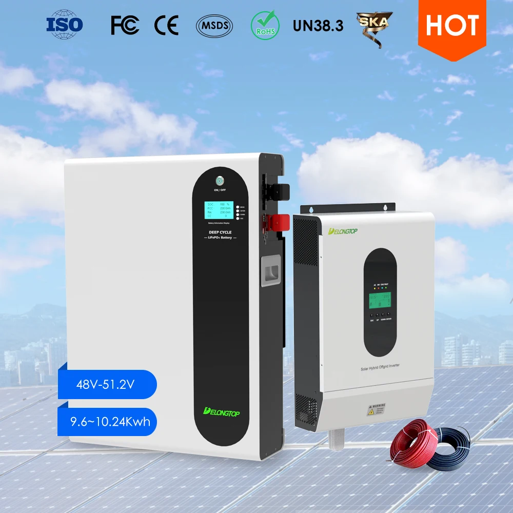 10kwh 48v 200Ah LFP LiFePo4 Powerwall аккумуляторная система резервный источник питания для