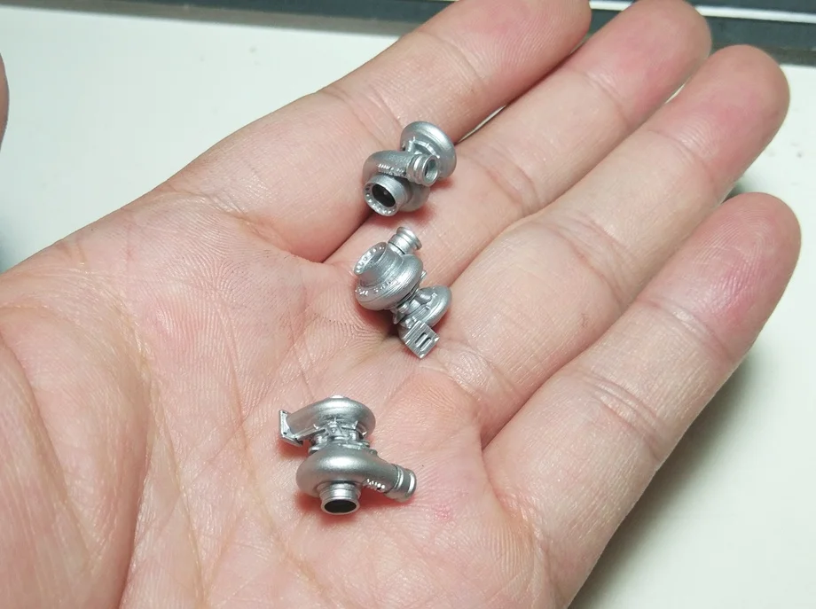 

1/18 1/24 Турбокомпрессор ручной работы модификация модели автомобиля гаражная декорация турбо