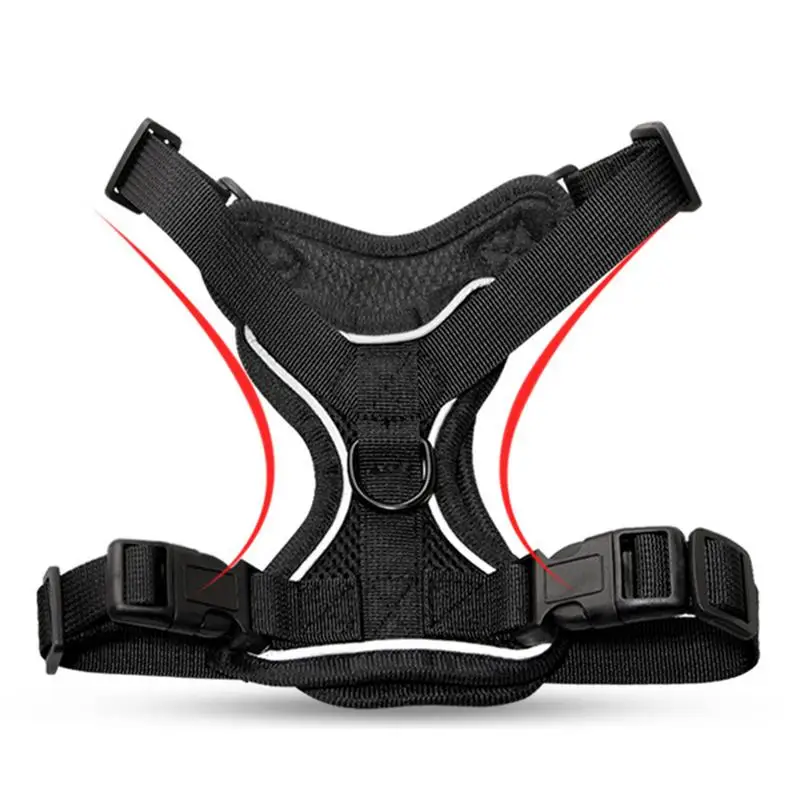

Cat Dog Harness With Lead Adjustable Vest Mesh Breathable Harnesses Reflective Strip For Small Dog Cat Accessories