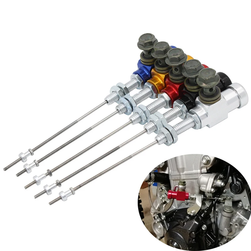 Motorcycle Performance Hydraulic Brake Clutch Master Cylinder Rod System Performance Efficient Transfer Pump