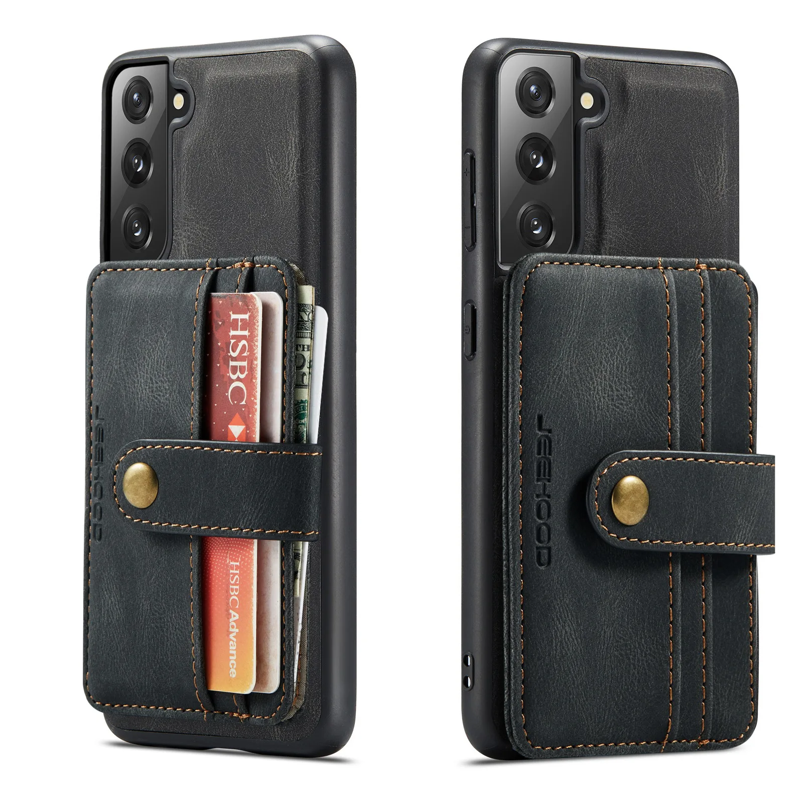 

Leather Wallet Card Case for Samsung Galaxy S22 Ultra S21 Plus S20 FE S10 Note 20 Ultra A13 A33 A53 A52 A72 A51 A71 Cover Coque