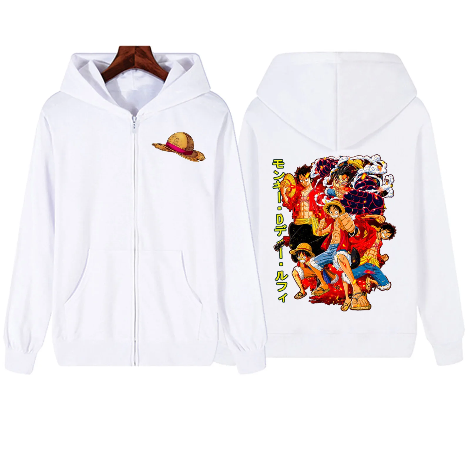 

Luffy цельный аниме молния Толстовка Хэллоуин Свитшот Harajuku Хип-хоп для мужчин женщин Поклонники подарок