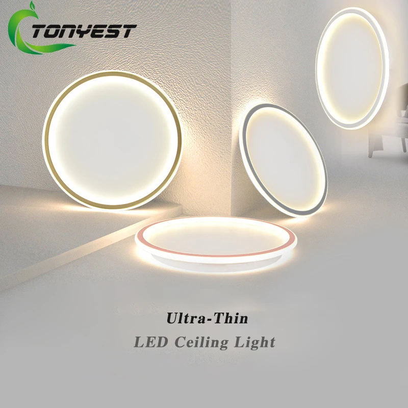 

Modern LED Ceiling Lamps For Livingroom Classic Elegant Ultra Thin Led Ceiling Light AC85-265V For Bedroom Study Apartment Decor