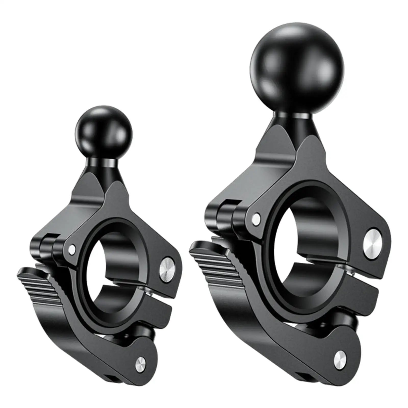 Держатель для телефона на велосипеде алюминиевое шариковое крепление 17/25 мм