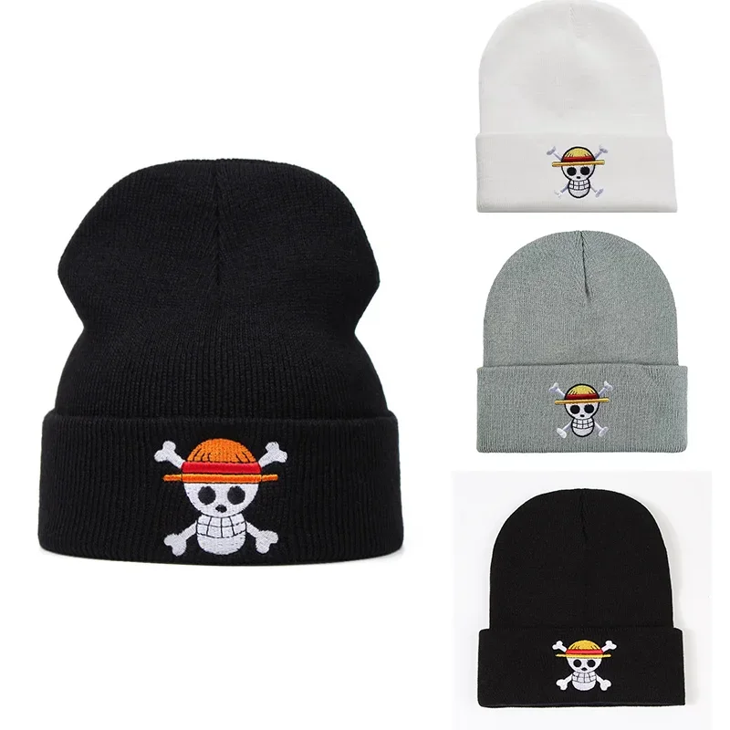 1 шт. вязаные шапки в стиле аниме кепка унисекс для взрослых костюм мультфильма Lufy