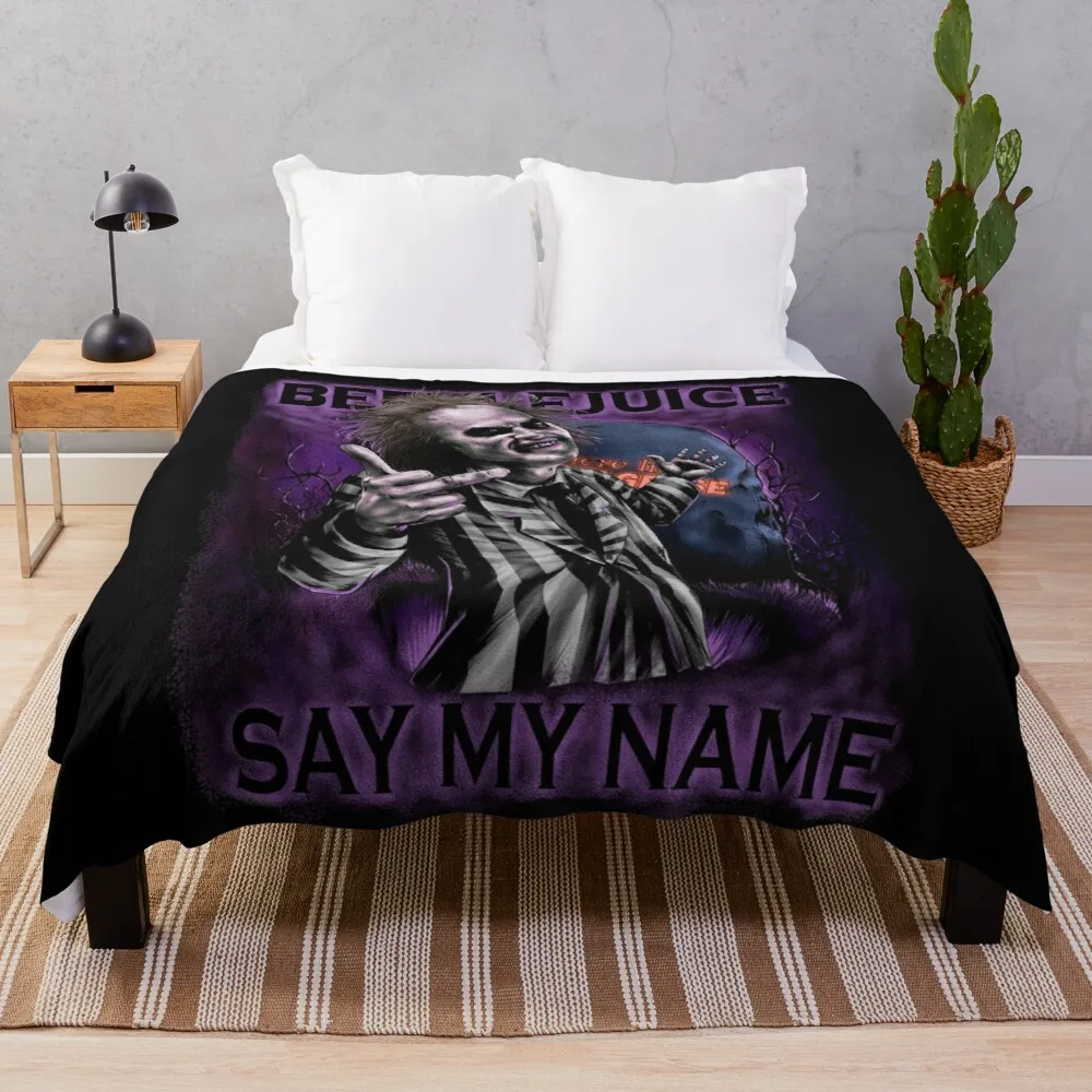 

BEETLEJUICE Throw Blanket velour multi-purpose floral Throw Blanket