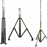 6 to 9 meter ground based telescopic photography sport video mast