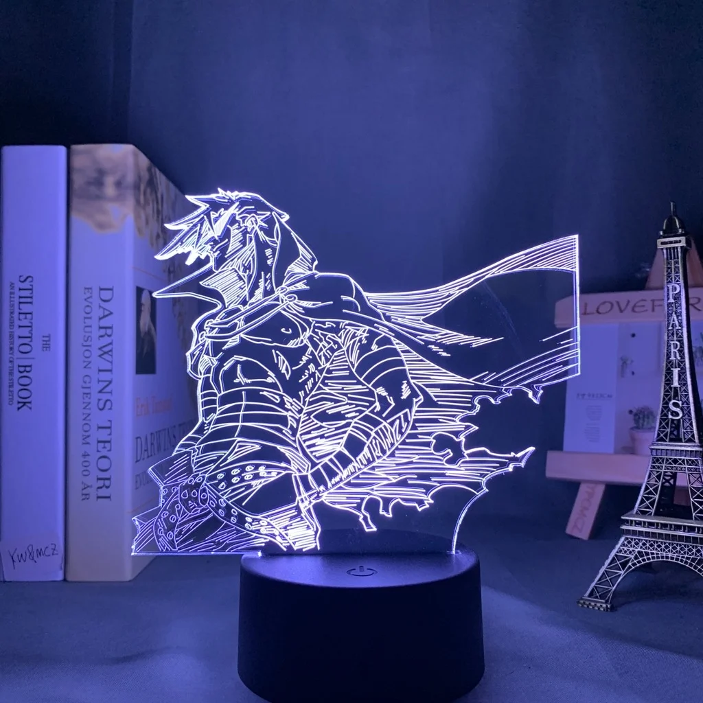 Светодиодный ночсветильник Lagann Kamina в стиле аниме лампа для спальни ночник