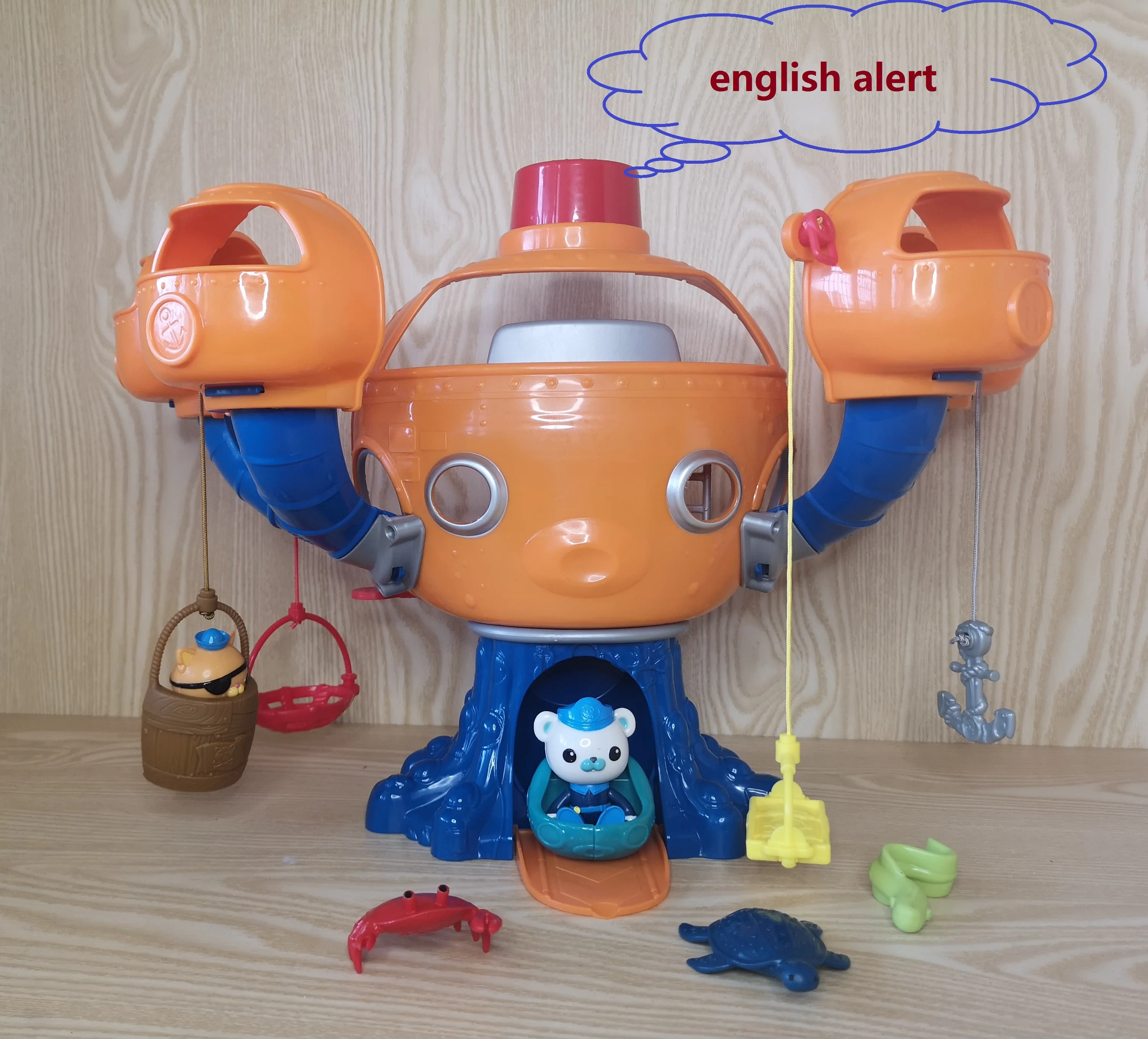 English Octo Alert Original Octonauts Toys Octopod Castle Without Box Action Figures Barnacles Kwazii Children's Toys Free Ship
