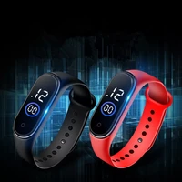 mens led digital watches silicone sport electronic wrist watch men waterproof watches multiple color options