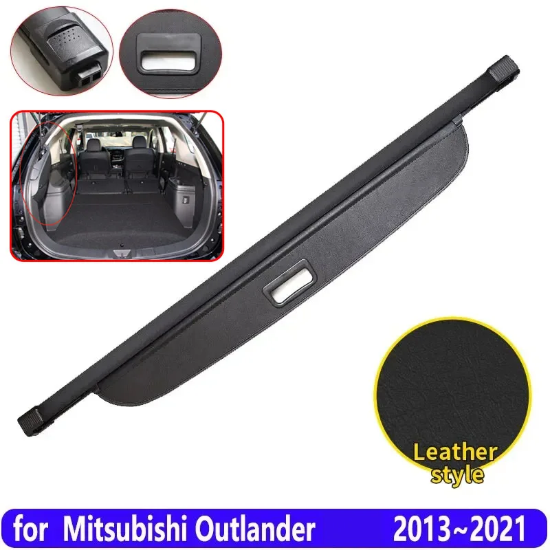 

Для Mitsubishi Outlander Electric Tailgate 2013 2014 ~ 2021 занавеска багажника автомобиля выдвижная крышка багажника аксессуары для хранения безопасности