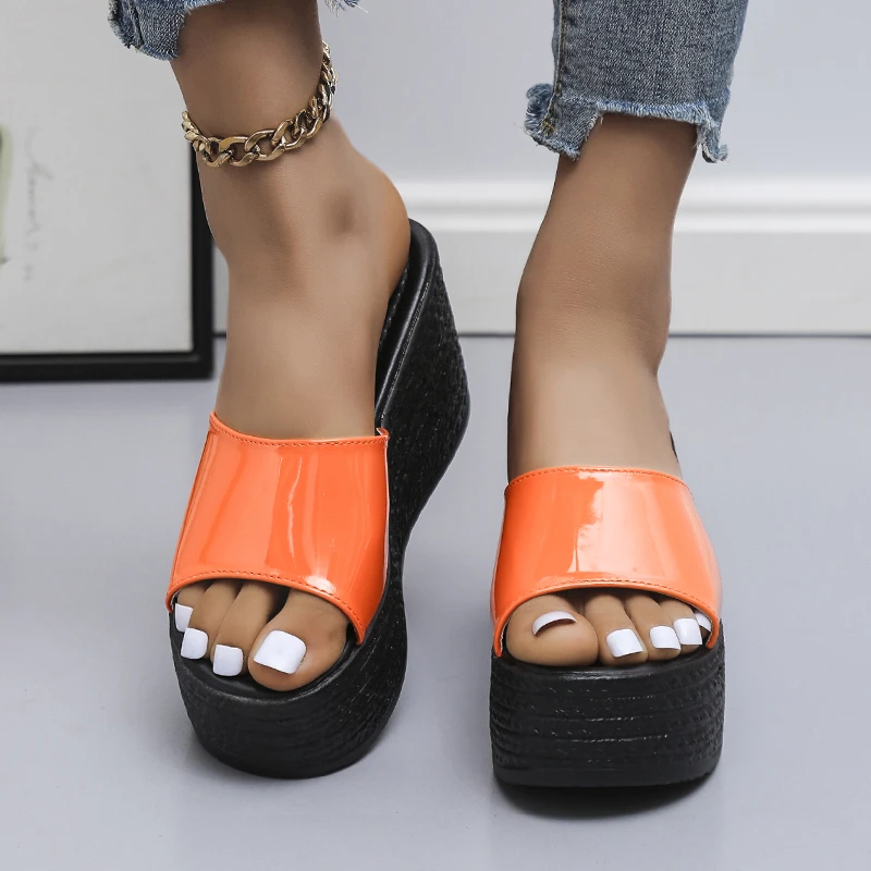 

Summer High Heel Women's Slippers Platform Women's Slippers Women's Ultra High Heel Sandals Fashion Outdoor Women's Slippers