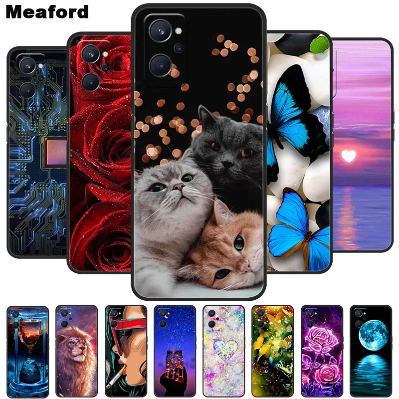 Чехол для Realme 9i мягкий силиконовый крутой мультяшный чехол 9 i задняя крышка Realme9i