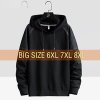 men hoodies sweatshirts 5xl 6xl 7xl 8xl autumn plus size big 68 cotton streetwear hooded sportswear male fleece spring hip hop