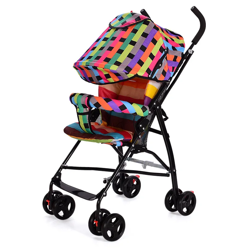 Summer Portable Light Full Half Umbrella Small Baby Stroller for Travelling Quicksmart Folding Baby Pram Pushchair 0~3 Years