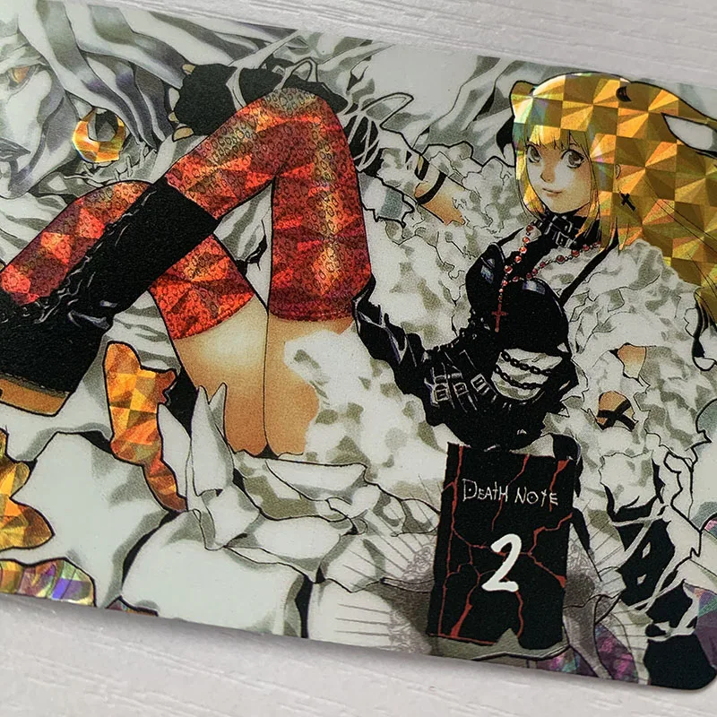 6 шт./компл. карты-вспышки Death Note Jump 50 юбилейный Ягами светильник Misamisa Llawliet Редкие