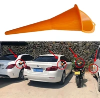car long stem funnel gasoline oil fuel filling tools anti splash plastic funnel motorcycle refueling tools auto accessories