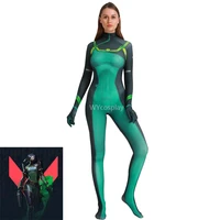new viper costume cosplay game valorant character uniform bodysuit jumpsuit carnival party disguise