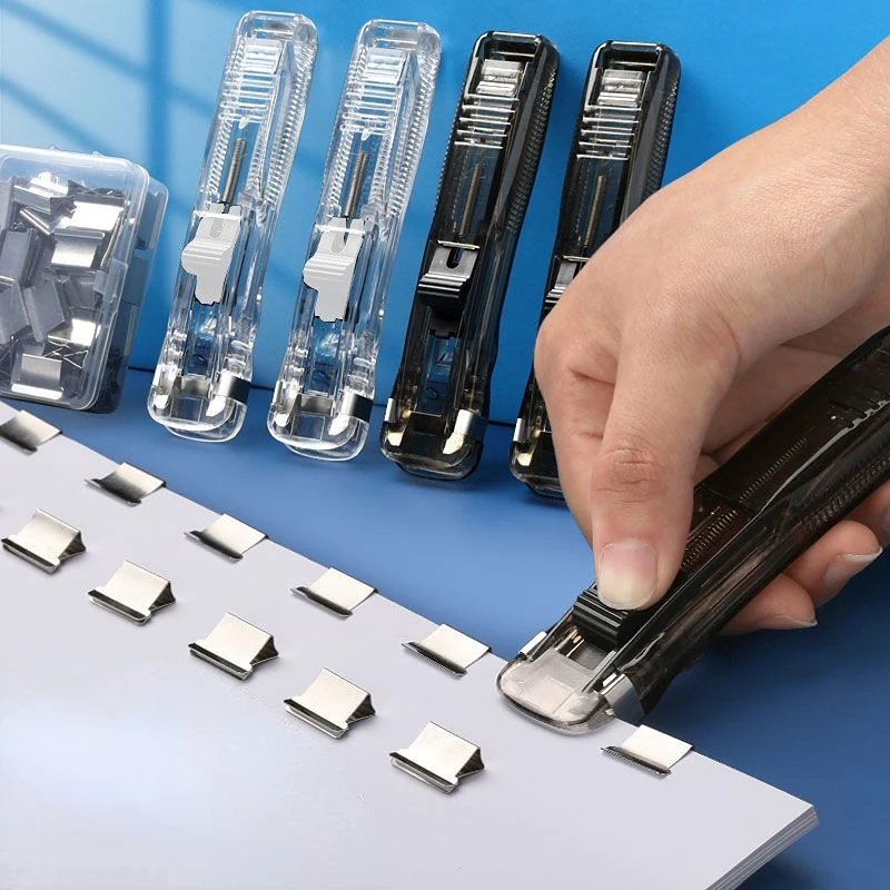 

Степлер дополнительный зажим большая папка для хранения папки с фиксированным зажимом с длинным хвостом зажим для билета канцелярские при...