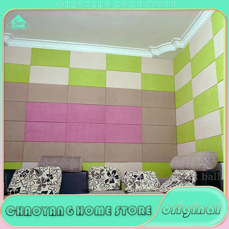 

3D Velvet Wall Stickers Thickened Soft Wall Sticker Anti -Collision Stickers Soft Stickers For Kids Room Bed Sticker Walls Decor