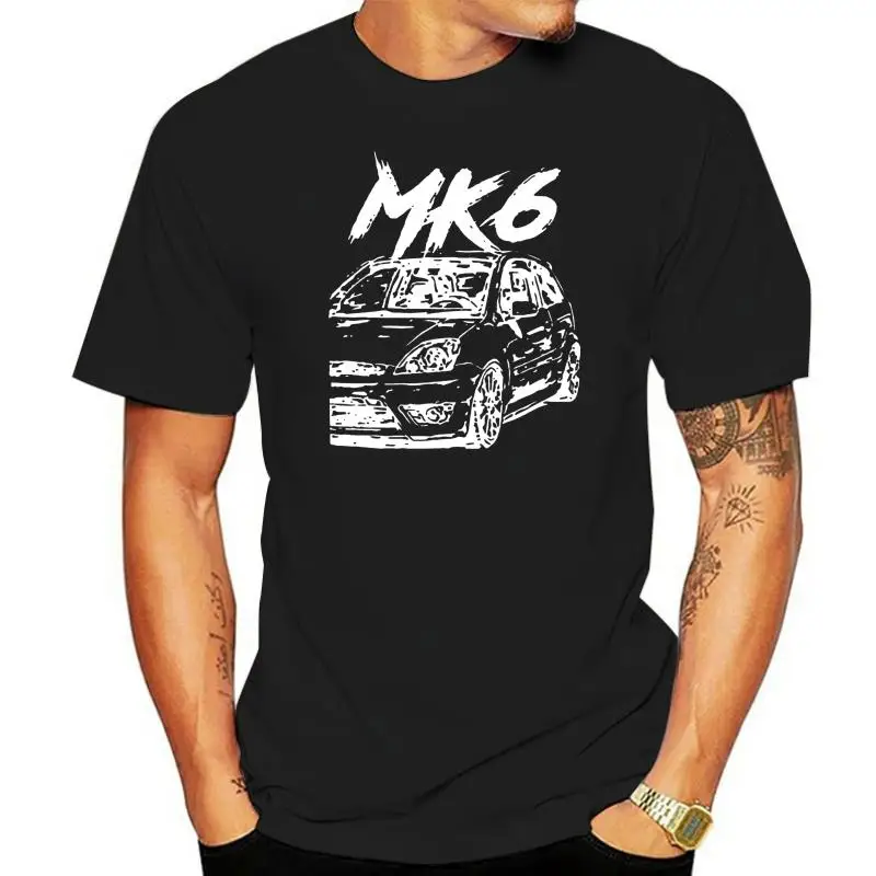 

Мужская футболка fiesta MK6, дизайнерская хлопковая Футболка с круглым вырезом и надписью, новинка весны-осени