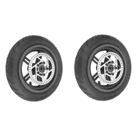 2pcs electric scooter tyre with disc brake disc scooter pneumatic tire rear wheel disc brake tyre for xiaomi m365