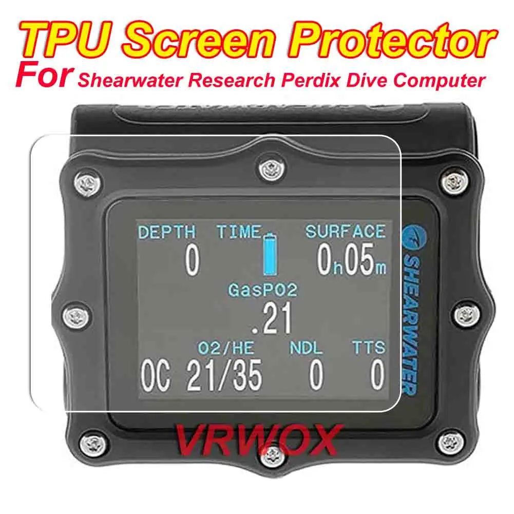 

1-3Pcs Protector For Shearwater Research PERDIX AI PERDIX 2 Petrel 3 Teric Dive Computer Film TPU Nano Screen Guard Accessories