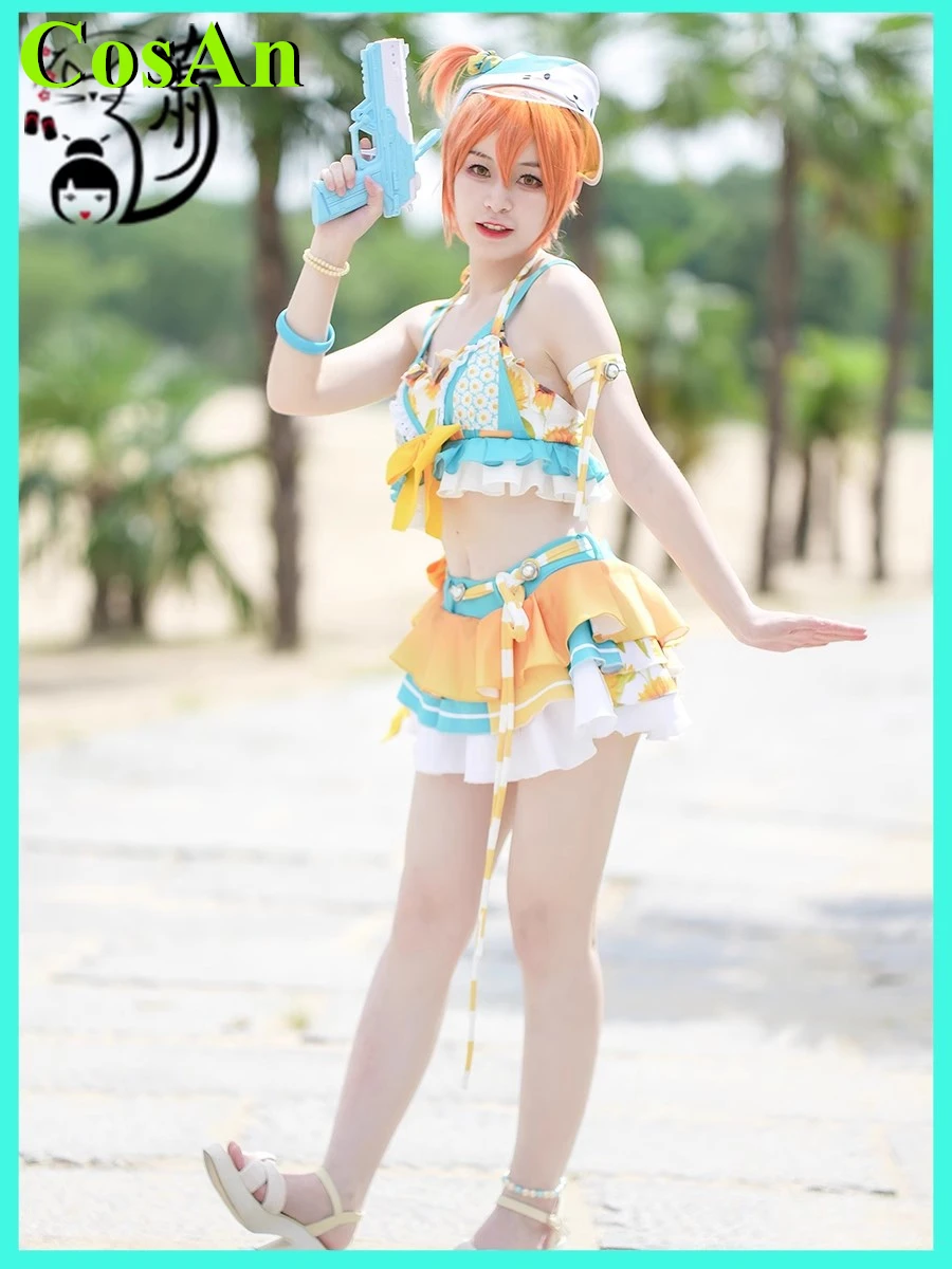 Косплей-костюм CosAn из аниме Lovelive Hoshizora Rin женский костюм для пения