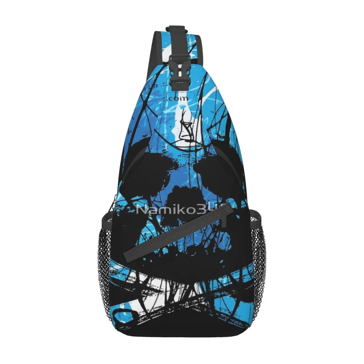 

Нагрудная сумка с голубым черепом ALCHEMINK, современная, прочная, для путешествий, хороший подарок, несколько стилей