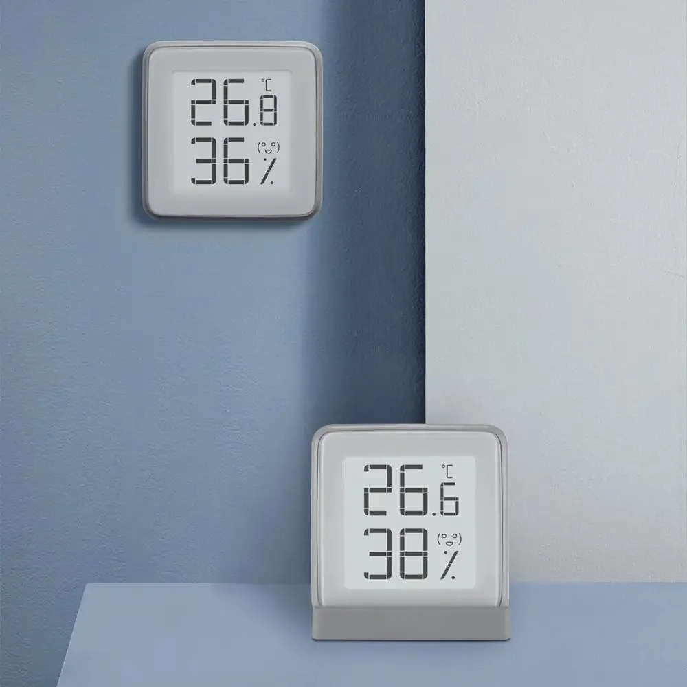 Miaomiaoce Bluetooth-совместимый термометр-гигрометр E-Ink Screen BT2.0 Умный датчик температуры