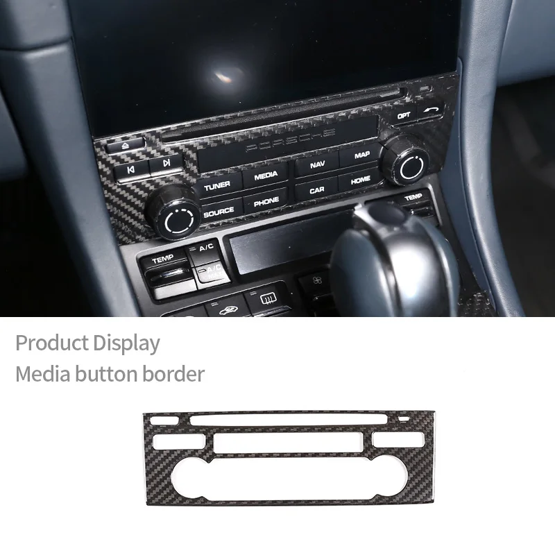 Для Porsche 718 2016-19 911 2012-18 реальное углеродное волокно автомобильная ручка датчик