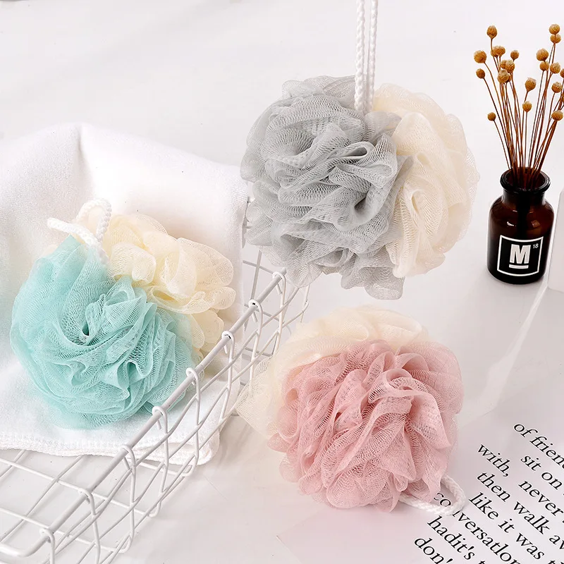 

Loofah Large Two-Color Mesh Sponge Bath Supplies Foaming Rich Bath Ball