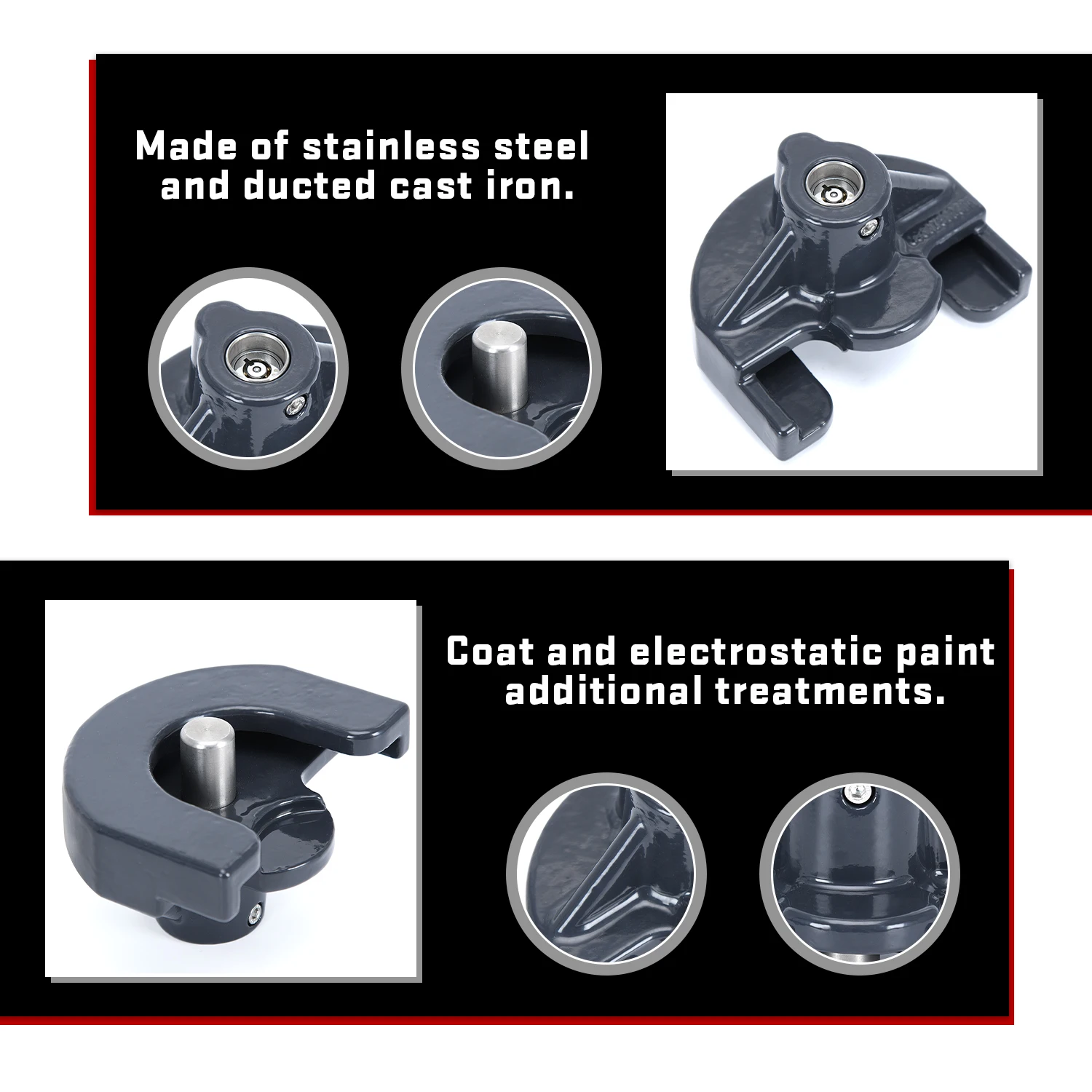 Рисунок 3 - 2-дюймовый стандартный замок для прицепа