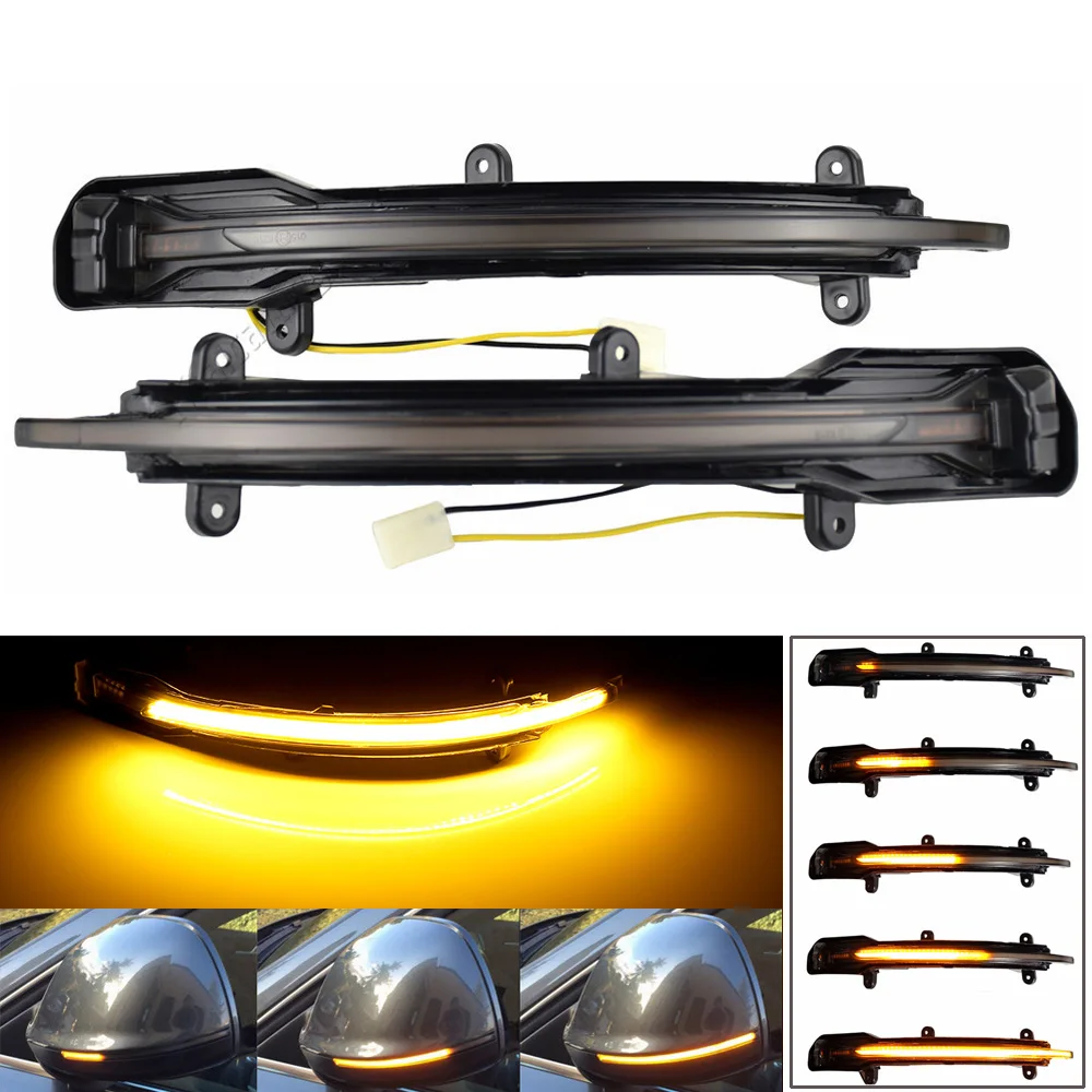 

2pcs Side Mirror Flashing Light LED Dynamic Turn Signal Blinker Lamp For Audi Q5 SQ5 8R 2010-2014 2015 2016 2017 Q7 4L SQ7