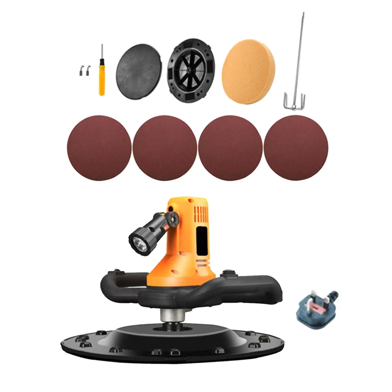 

Concrete Trowels Polishing Supplies Adjustable Household Durable LED Lighting Multifunctional Stable Electric Trowel Machine
