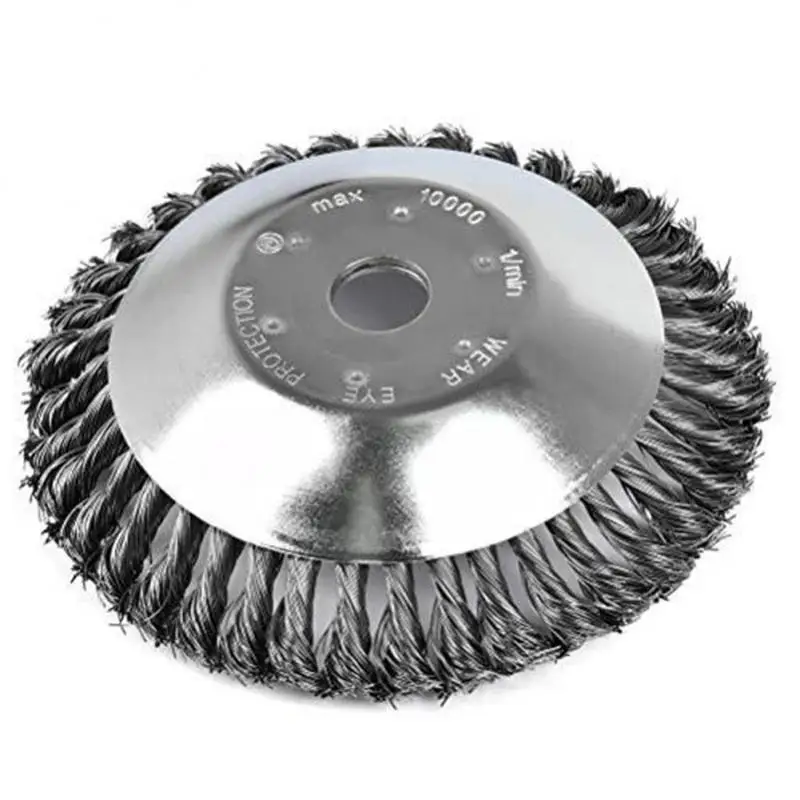 

Lawnmower 6/8 Inch Steel Wire Wheel Steel Wire 110/115/125/150mm Trimmer Head Weed Brush Garden Tools Weed Brush Lawn Mower