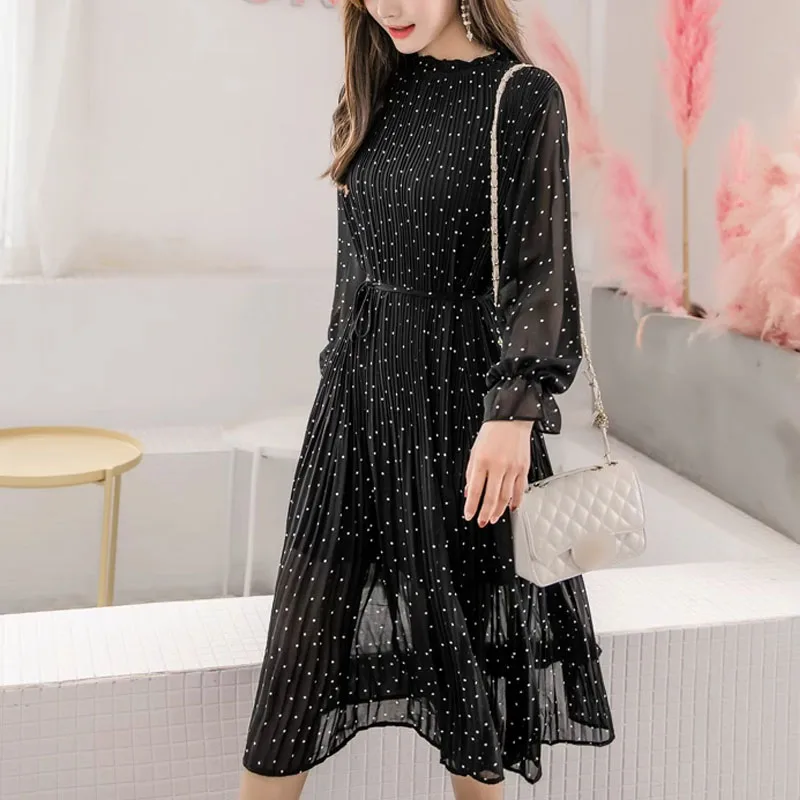 Женское Шифоновое Платье С Каскадными Оборками. Повседневное Длинное