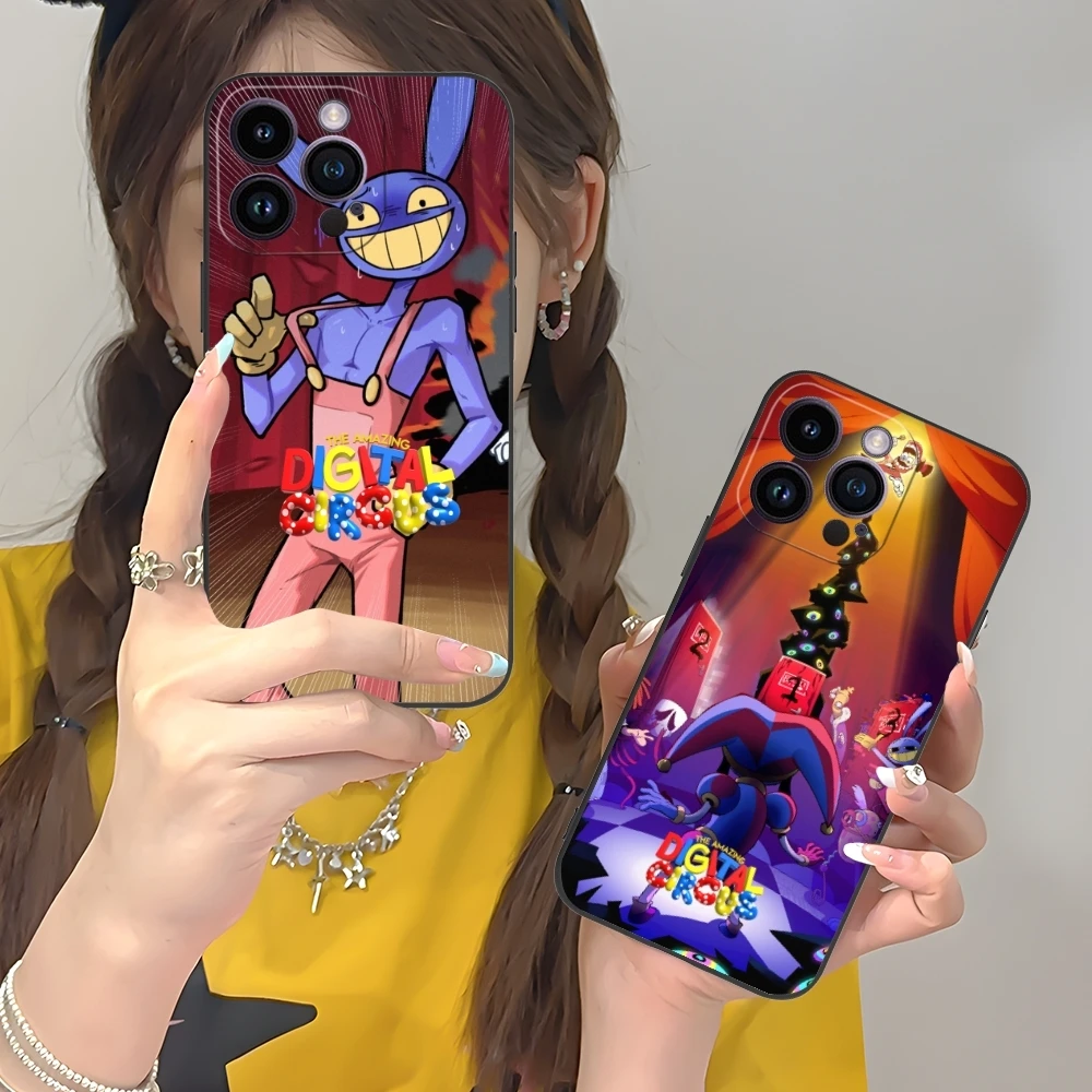 Удивительный цифровой зеркальный чехол для iPhone 15 14 13 12 11 X XR XS 8 7 Pro Max Plus Mini черный