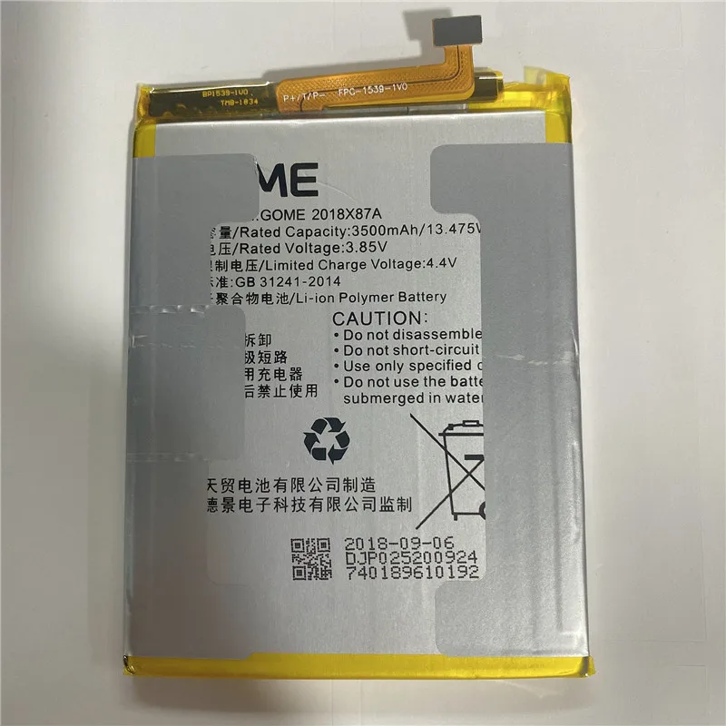 

YCOOLY In Stock NEW production date for GOME GM2017D07A 2018X87A GM12B battery Replacement + Tracking Number Long standby time