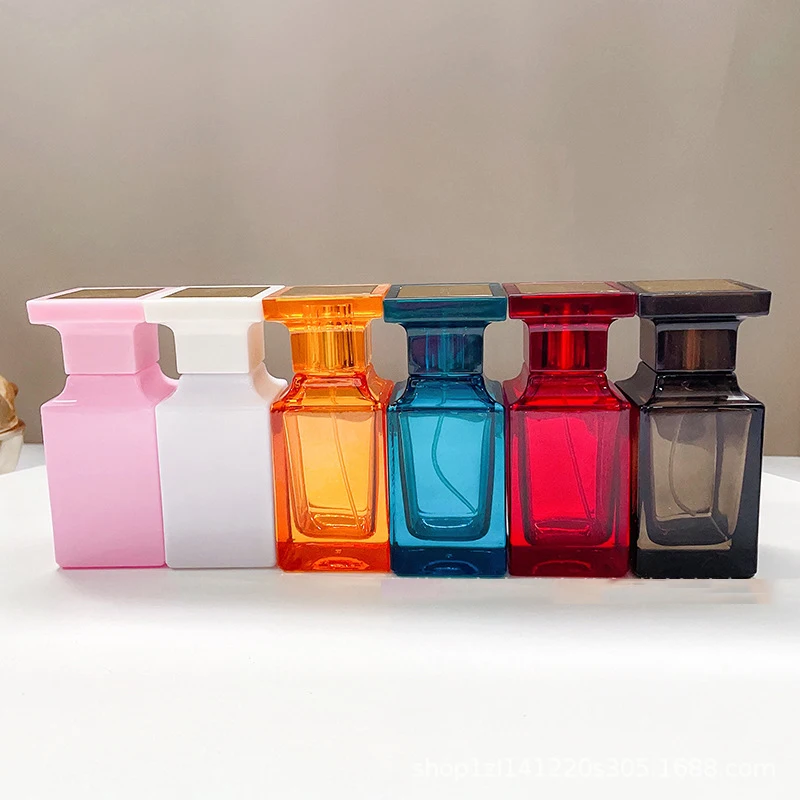 

Spray Bottle Glass Mist Atomizer 50ml Perfume Bottles Refillable Glass Thick Fragrance Cosmetic Packaging Spray Bottle Portable